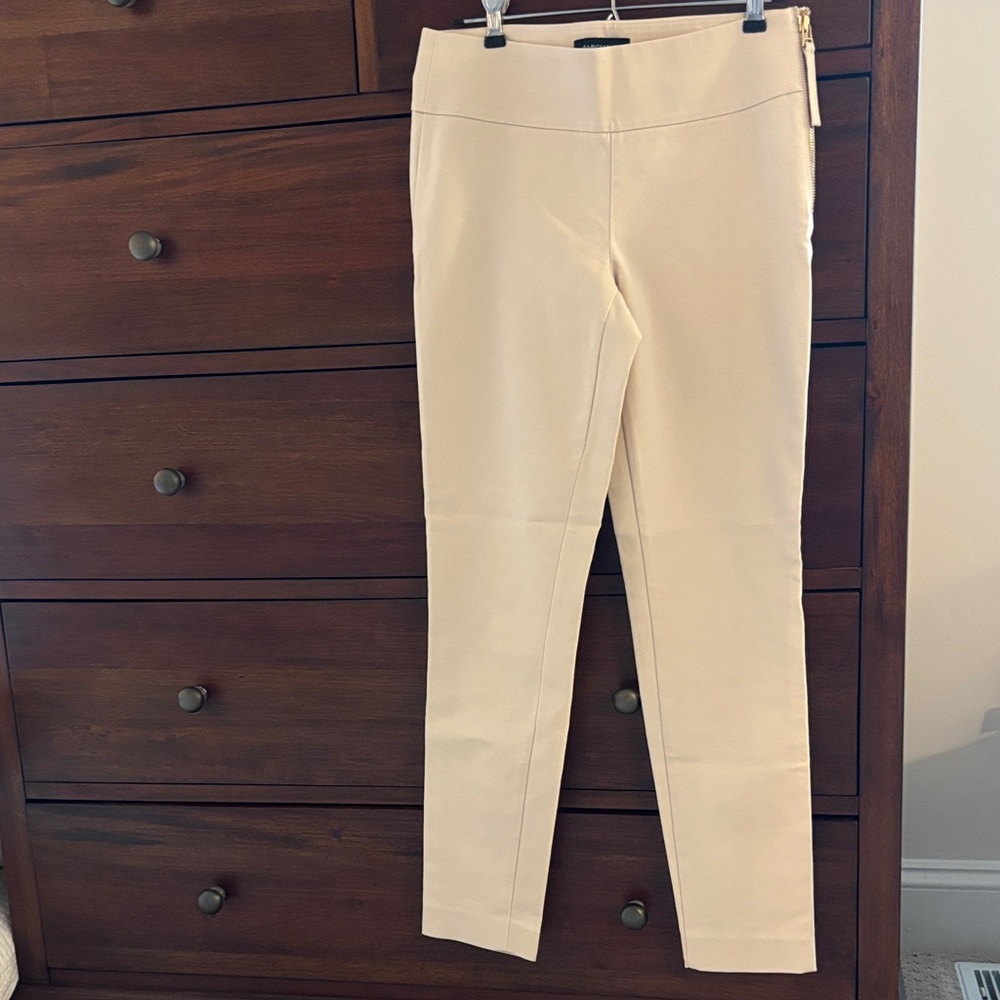 Elegant Cream Women's Pants